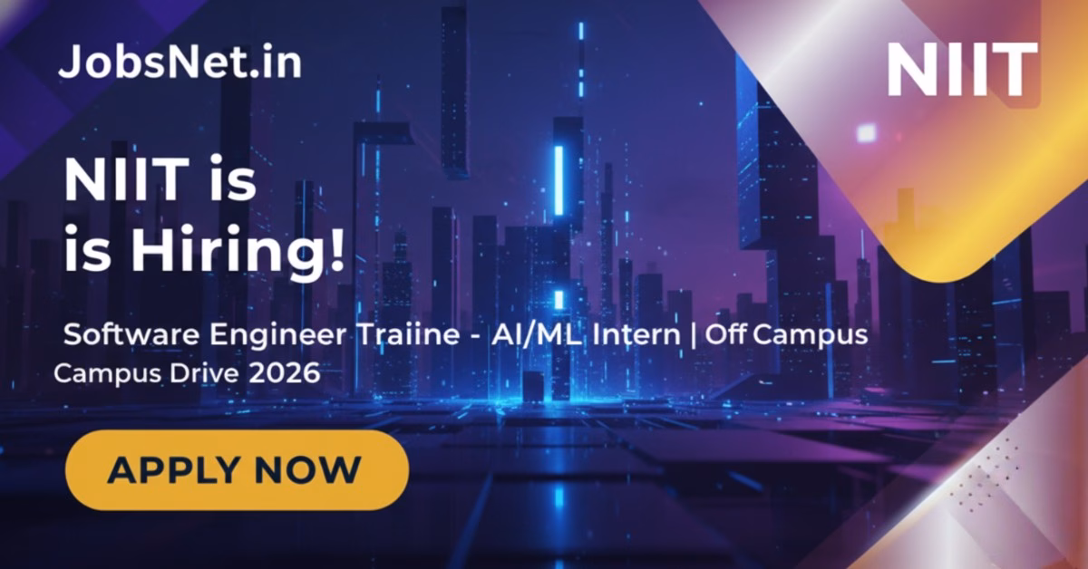 Job recruitment advertisement for graduates